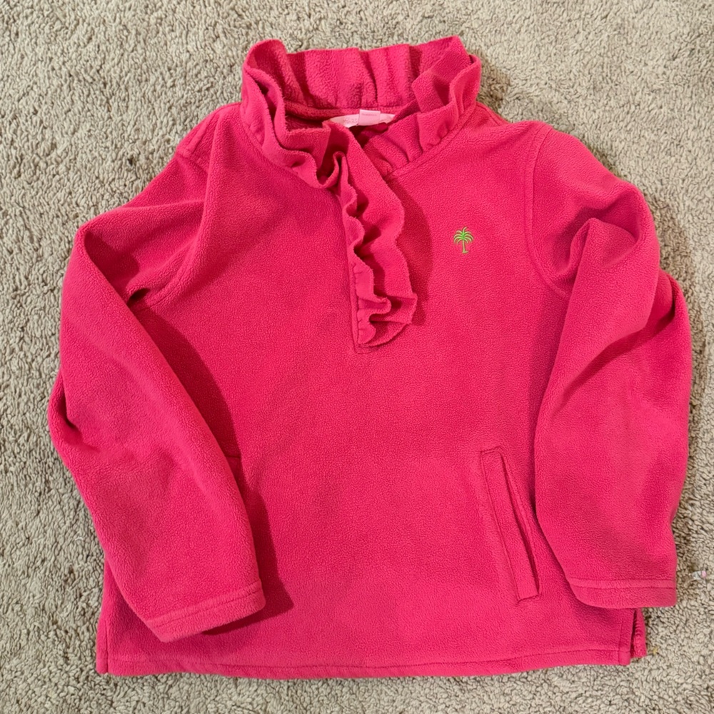 Lilly Pulitzer Girls Sweatshirt (Size 5)
